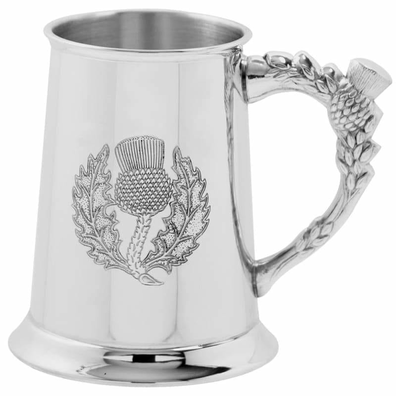 Johnston selling (Clakieben) Scottish CCln Crest9Badge Tankard