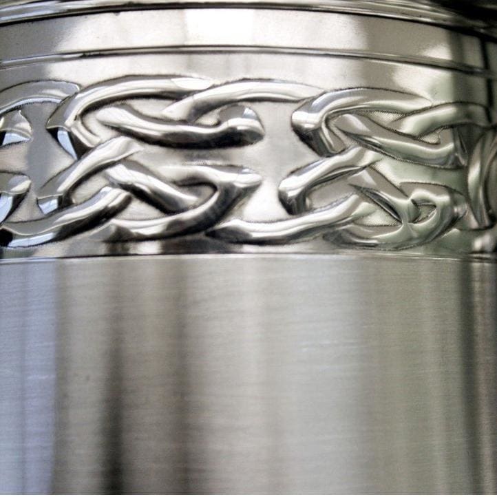 1 Pint Embossed Celtic Bands Pewter Tankard