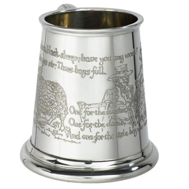 1/4 Pint Baa Baa Black Sheep Pewter Mug