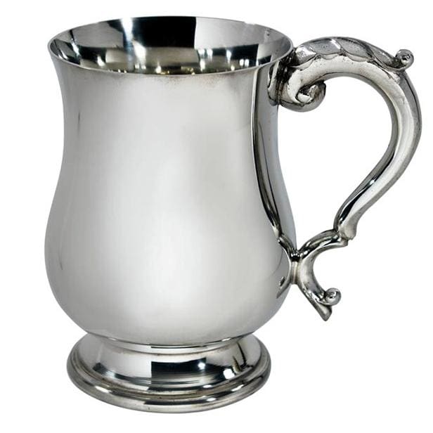 1/2 Pint Heavy Weight Georgian Pewter Tankard