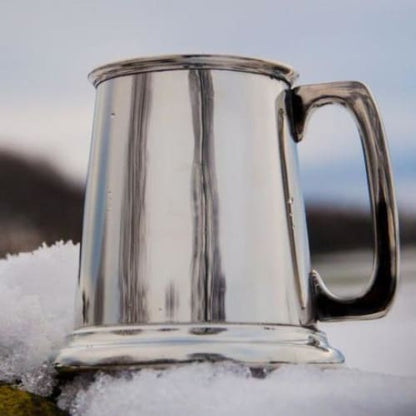 1/2 Pint Plain Pewter Tankard