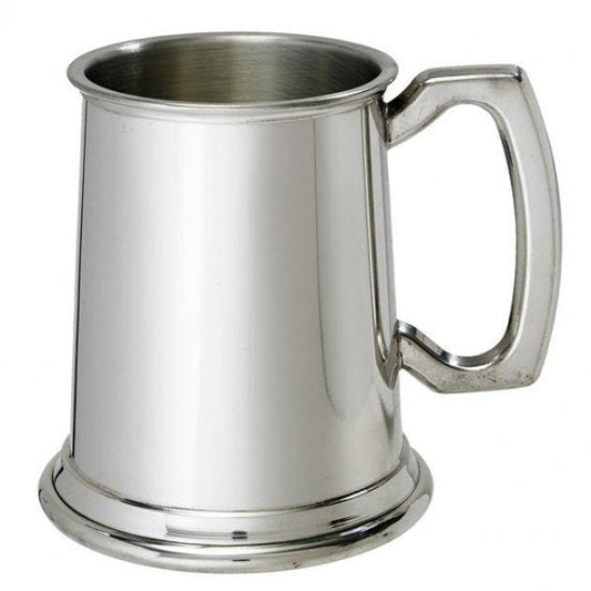 1/2 Pint Plain Pewter Tankard