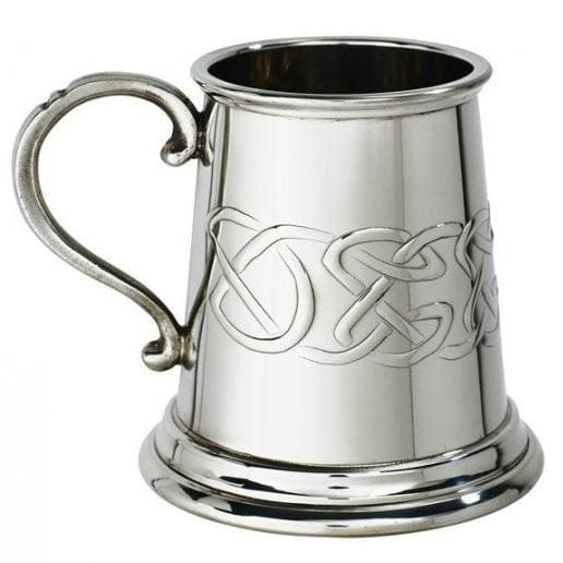 1/4 Pint Embossed Celtic Tankard