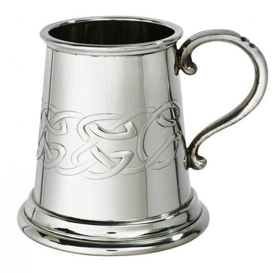 1/4 Pint Embossed Celtic Tankard