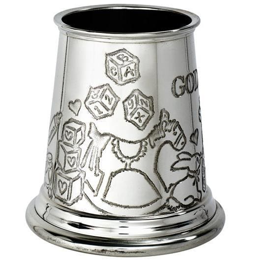 1/4 Pint God Child Pewter Mug