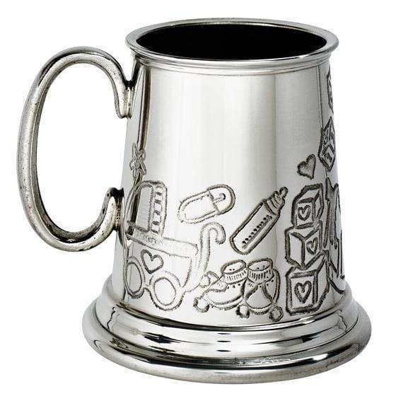 1/4 Pint God Child Pewter Mug