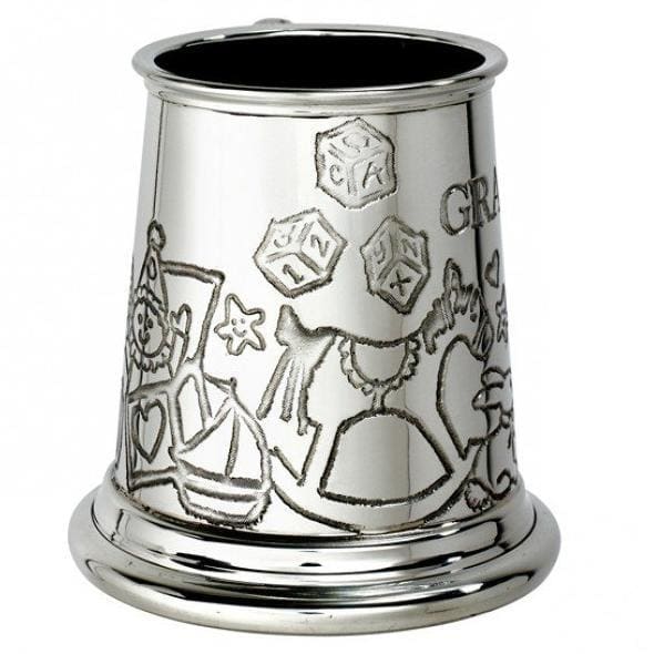 1/4 Pint Grandson Pewter Mug - Drinkware