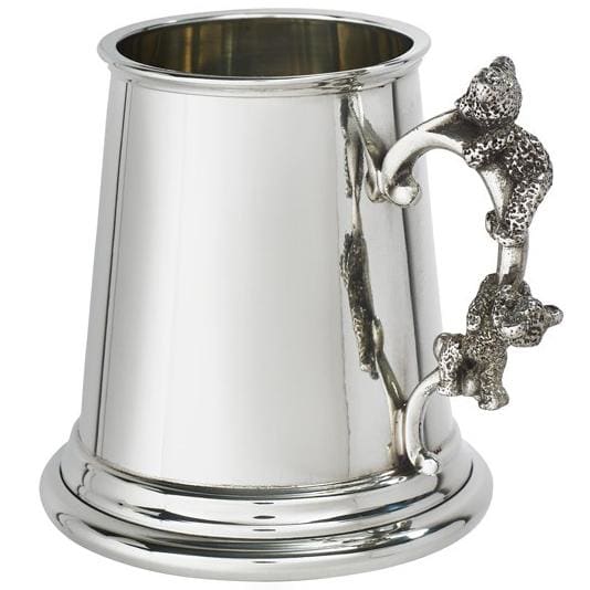 1/4 Pint Teddy Handle Pewter Mug