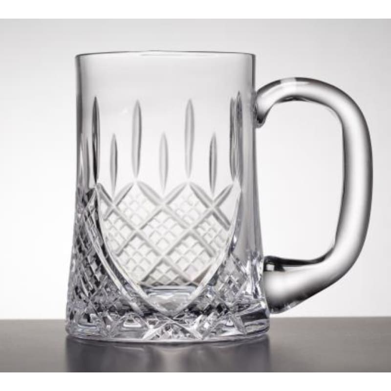 1 Pint Worcester Crystal Tankard with Engraving Panel