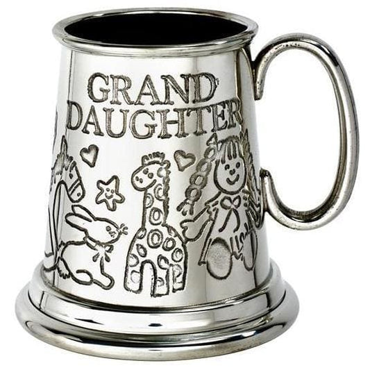1/4 Pint Grand Daughter Pewter Mug