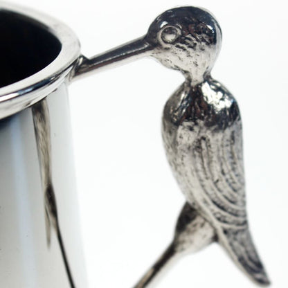 1/4 Pint Plain Pewter Stork Handle Mug - Drinkware