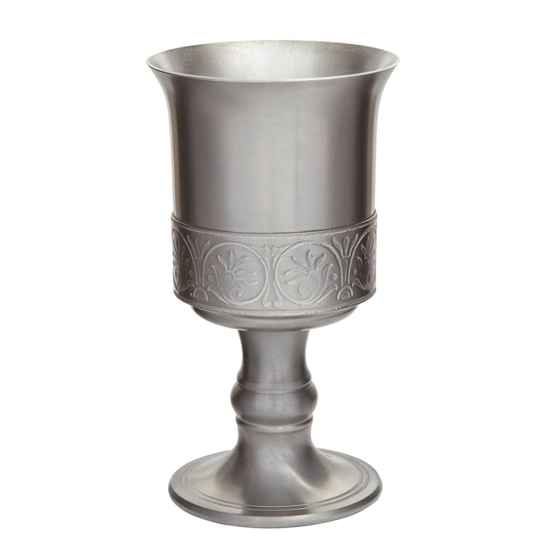 5 3/4’ Medieval Pewter Goblet