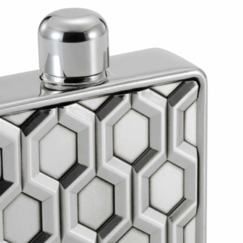 Hexagon Pewter Hip Flask by Royal Selangor